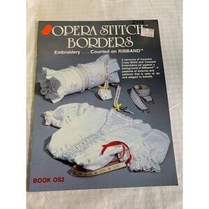 Opera Stitch Borders Embroidery Counted Cross Stitch Pattern Book OS2 June Craft